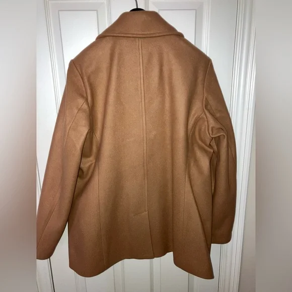 Women's Classic Camel Peacoat NWT - Picture 2 of 14